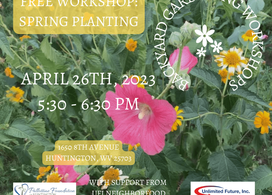 April 26th: 5:30 pm – 6:30 pm: BYG: Spring Planting